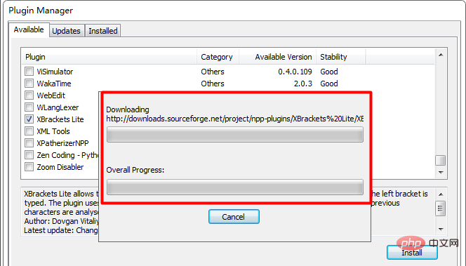 How to display a pair of brackets in notepad