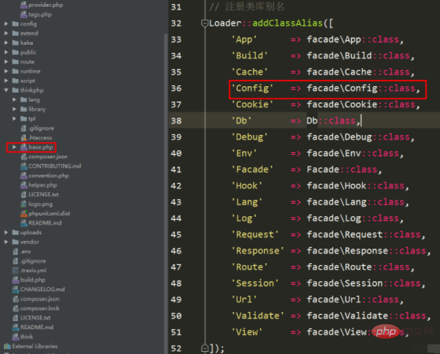 ThinkPHP facade source code analysis