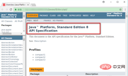 How to open java api