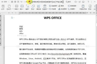 WPS如何在文档中插入横向空白页?中间操作