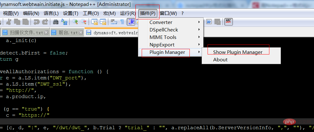 How does notepad++ format js code