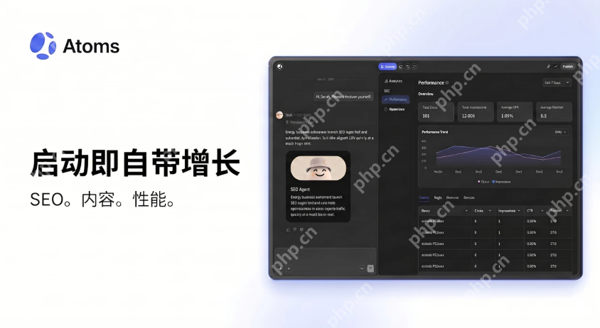 Atoms 网页官网 Atoms 官方正版登录入口 - php中文网
