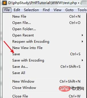 How to save php source code