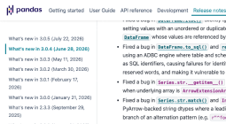 Pandas 3.0.4 修复 StringDtype 搜索性能和 ADBC SQL 问题
