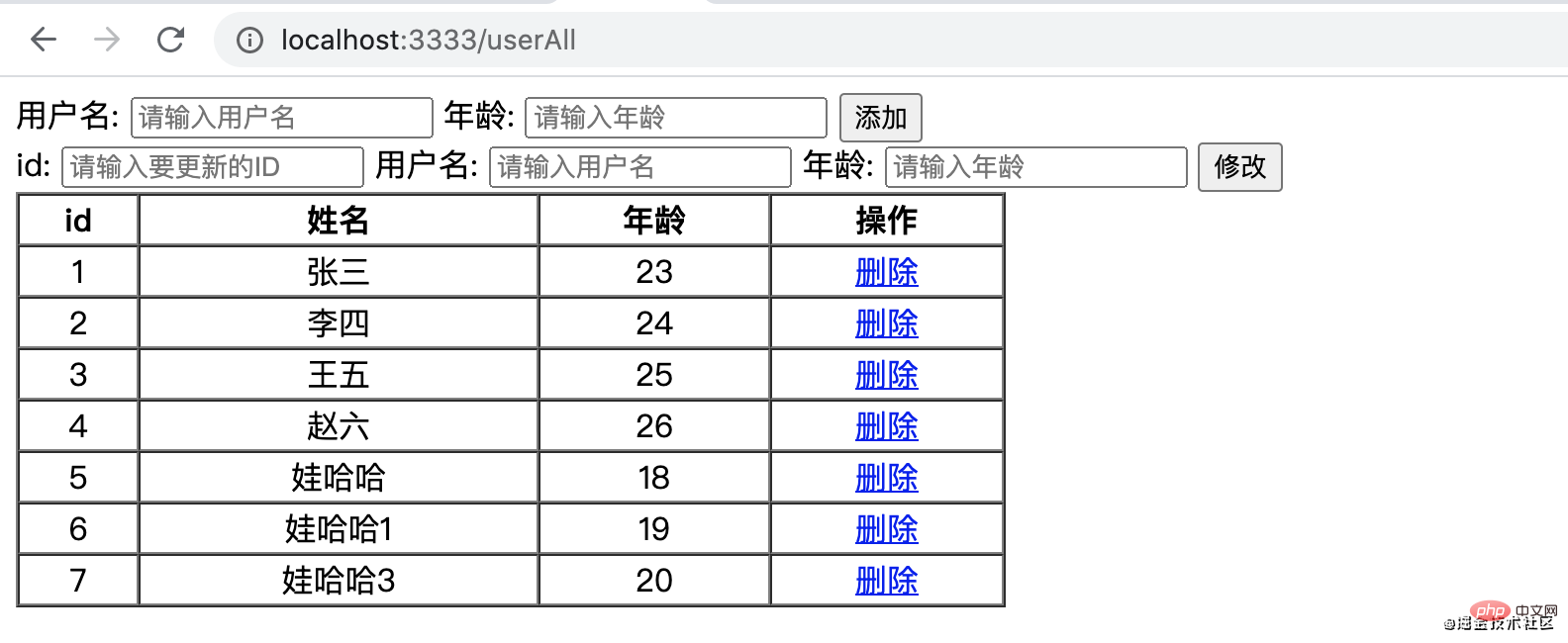 Nodejs를 사용하여 Mysql에 연결하고 기본 추가, 삭제, 수정 및 쿼리 작업을 구현하는 방법