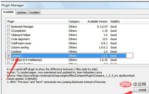 Can notepad compare two files?