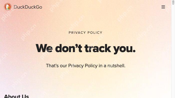 DuckDuckGo官方页面软件封面图