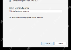 Total Uninstall Windows 卸载配置窗口准备启动卸载。