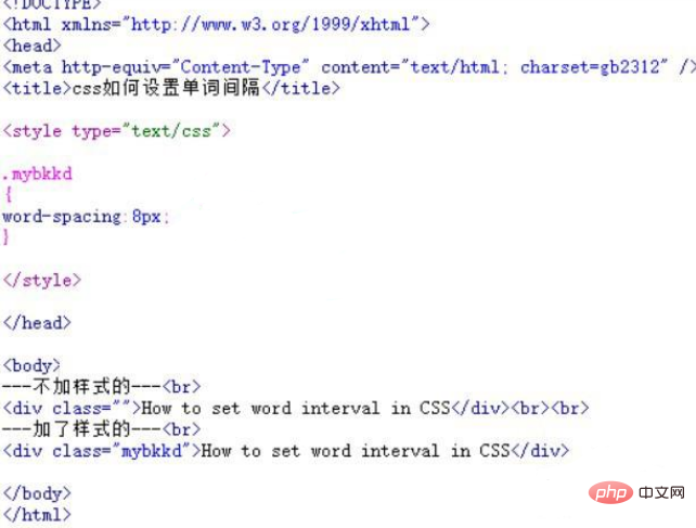 設定單字間距的CSS3樣式是什麼