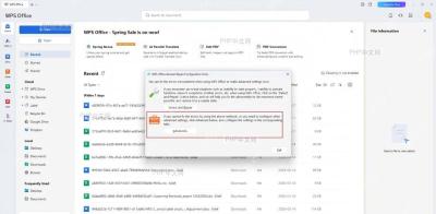 WPS Office 关于窗口中的版本号和 Check for Updates 按钮，用于手动检查更新