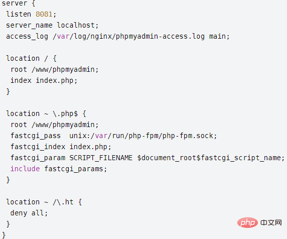 How to install and configure phpmyadmin in nginx server