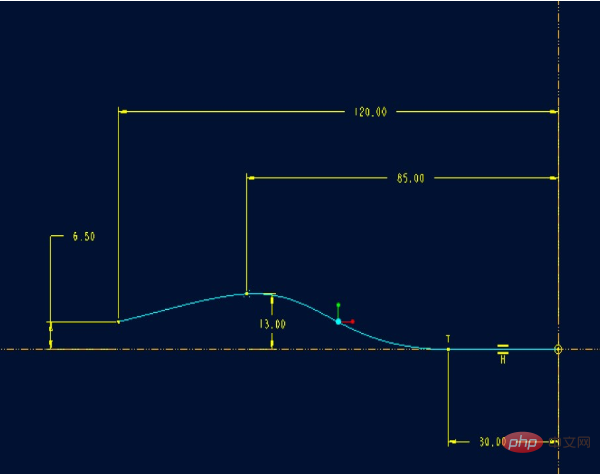 What are the detailed steps for drawing a mouse in ProE?