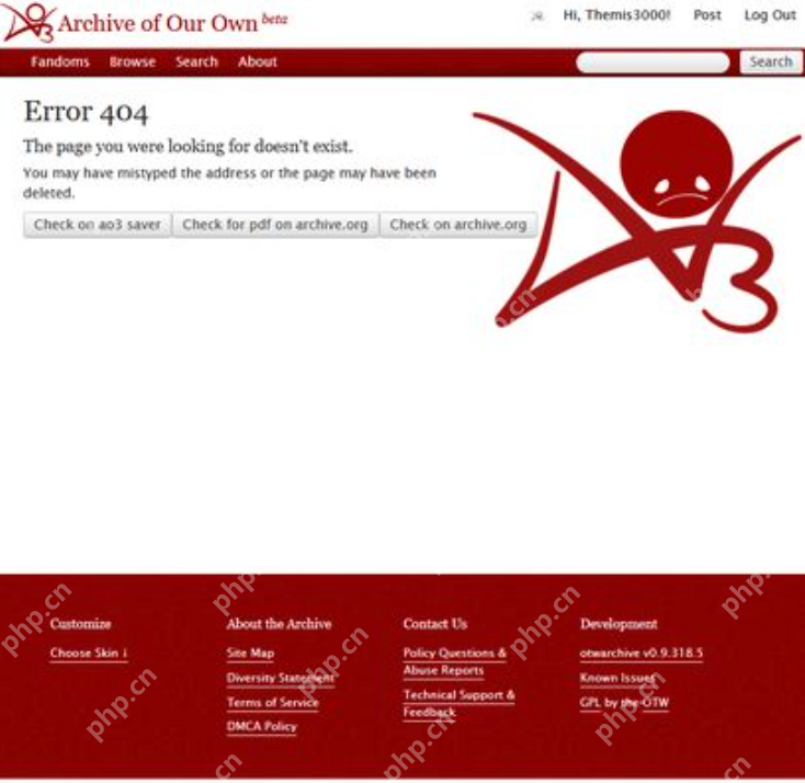 2026年AO3打不开了怎么办?最新可用中文AO3镜像网站入口一览 - php中文网