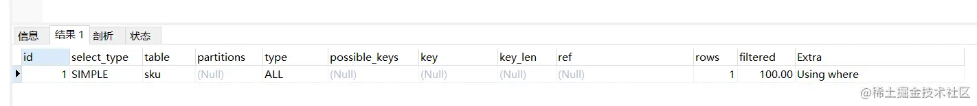 一文带你快速看懂 MySQL 执行计划