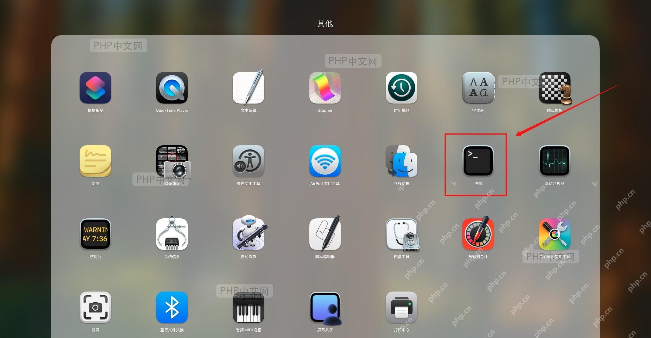终端中依次输入并执行启用扩展的命令