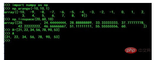 python怎麼創建一維數組