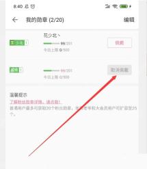 B站我的勋章列表状态