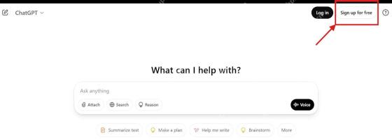ChatGPT网页版登录和注册按钮