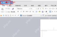 WPS文字窗口中已打开Word文档并标出WPS文字入口