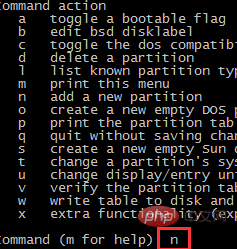 étapes de partition fdisk ?