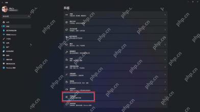 Win11 设置系统页进入可选功能准备添加字体补充功能