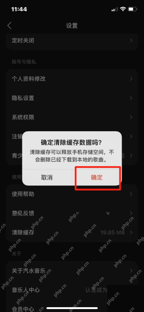 汽水音乐下载歌曲无法播放怎么办确认不会删除下载歌曲界面