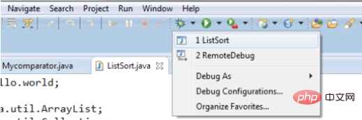 How to debug a program in java