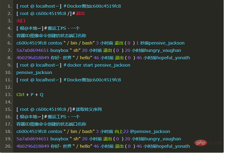 Docker가 컨테이너를 닫지 않고 컨테이너를 종료하는 문제를 해결하는 방법