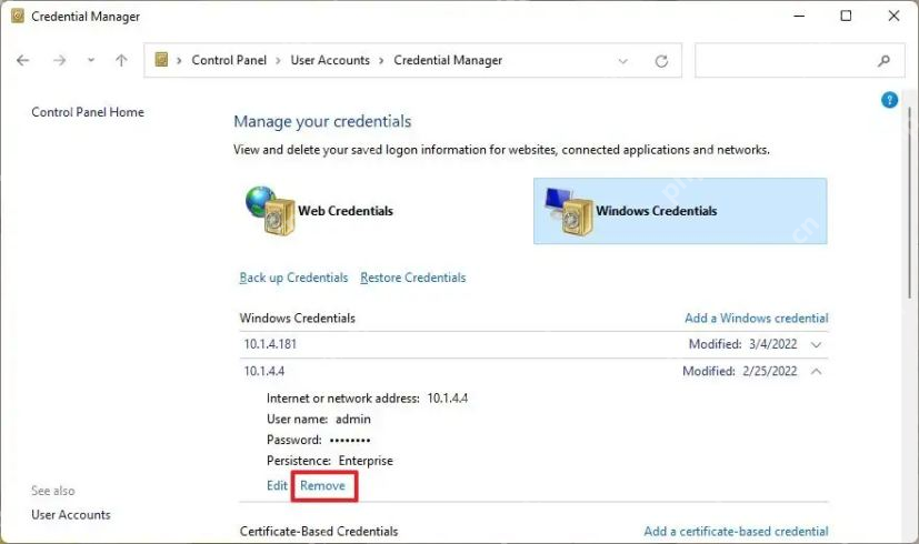 win11提示网络凭据用户名或密码错误怎么办_win11共享登录凭据错误排查 - php中文网