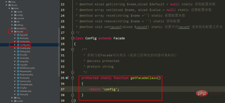 ThinkPHP facade source code analysis