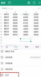 如何打印表格设置效果