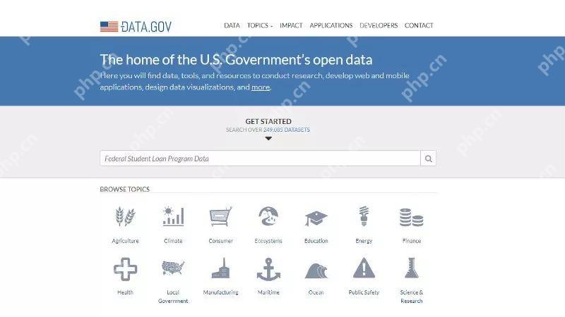 从新手到专家:10个必备的免费公共数据集网站 - php中文网