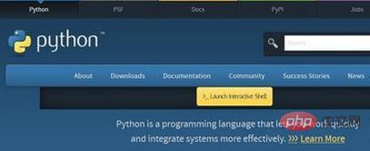 Why cant I enter the python official website?