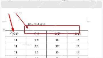 Word表格中选中需要重复显示的标题行