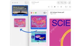 macOS 预览 App 将页面缩略图拖入另一份PDF