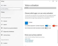Win10 Voice activation 页面关闭 Cortana 关键字响应和锁屏使用