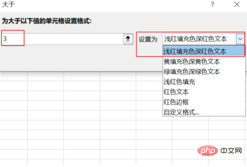 How to set conditional formatting in excel