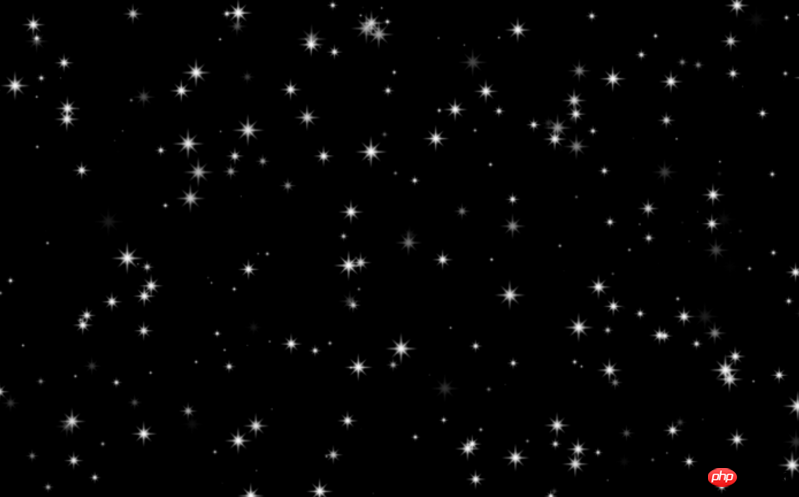 满天星星背景图黑色图片