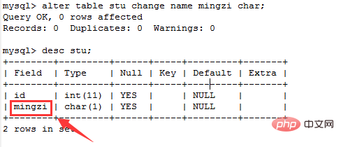 Erfahren Sie, wie Sie MySQL-Tabellenfelder in einer Minute ändern