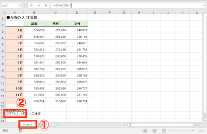 Excel公式栏显示图表标题或文本框链接到工作表单元格