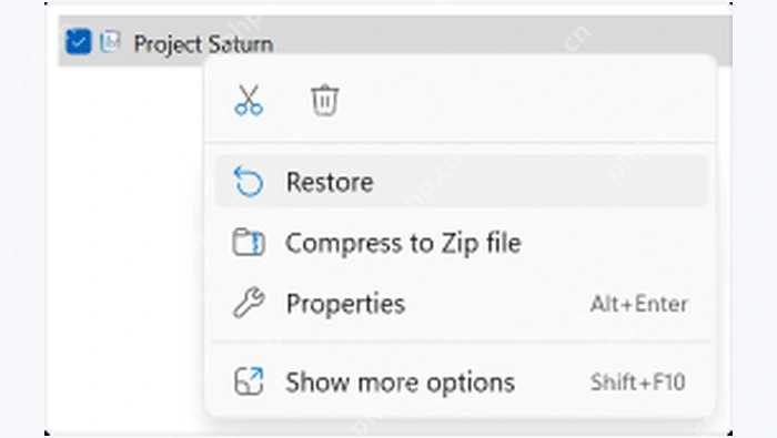 Windows 回收站还原菜单 - Everything怎么删除搜索到的文件 - php中文网