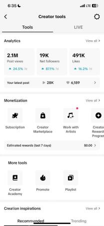 TikTokAPP如何开通创作者基金