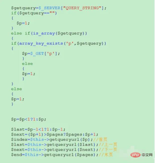 怎麼用php語句實現分頁