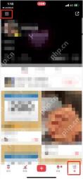 小红书 APP 功能操作界面