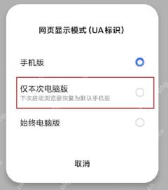 步骤3：选择电脑版显示真实操作界面