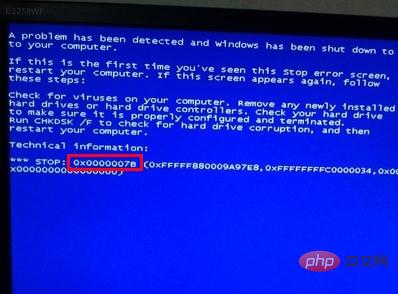 How to set up 0000007b blue screen bios