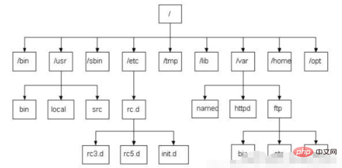What is the linux root directory for?