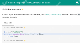 FastAPI 0.130.0 提升 JSON 响应序列化性能