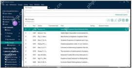 EndNote 21 Windows 在新文献库中检查 All References 和 My Groups 区域