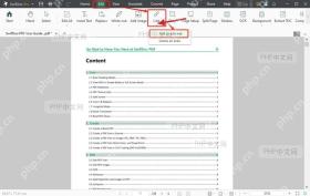 SwifDoo PDF 编辑工具栏中 Link 和 Add or edit link 入口